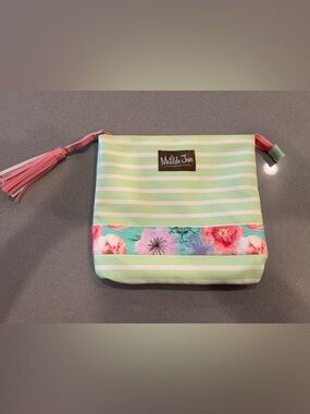 Matilda Jane Mint and White Striped Floral Mini Bag.